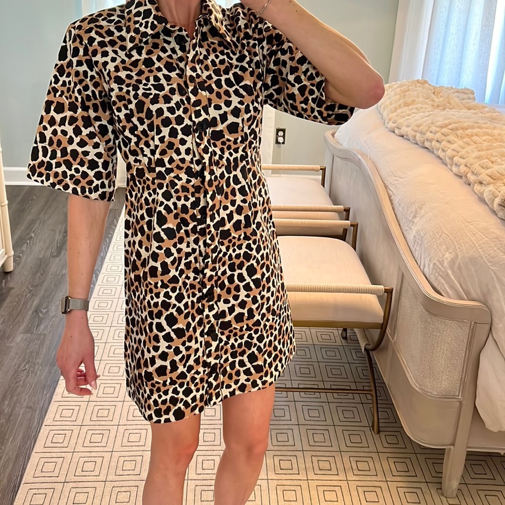 Sea NY Leopard print dress sz 2